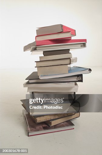 Book Stack Getty Small Stack Of Books High-Res Stock Photo - Getty Images