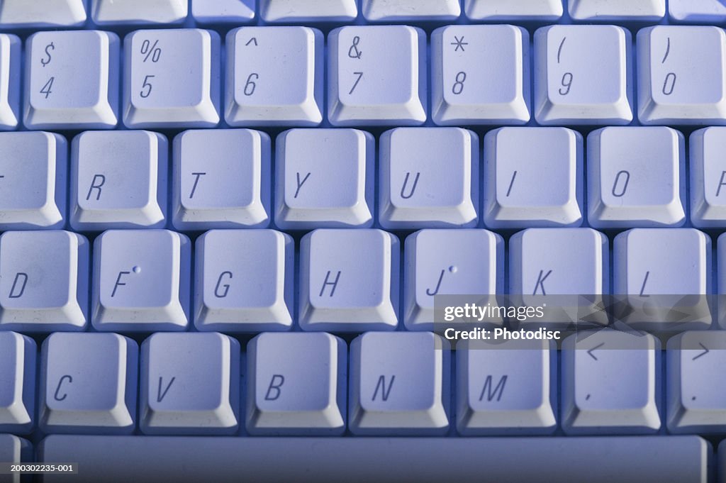 Computer keyboard, close-up