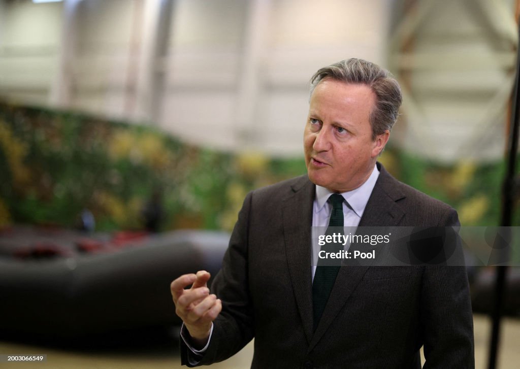 UK Foreign Secretary David Cameron Visits Eastern Europe
