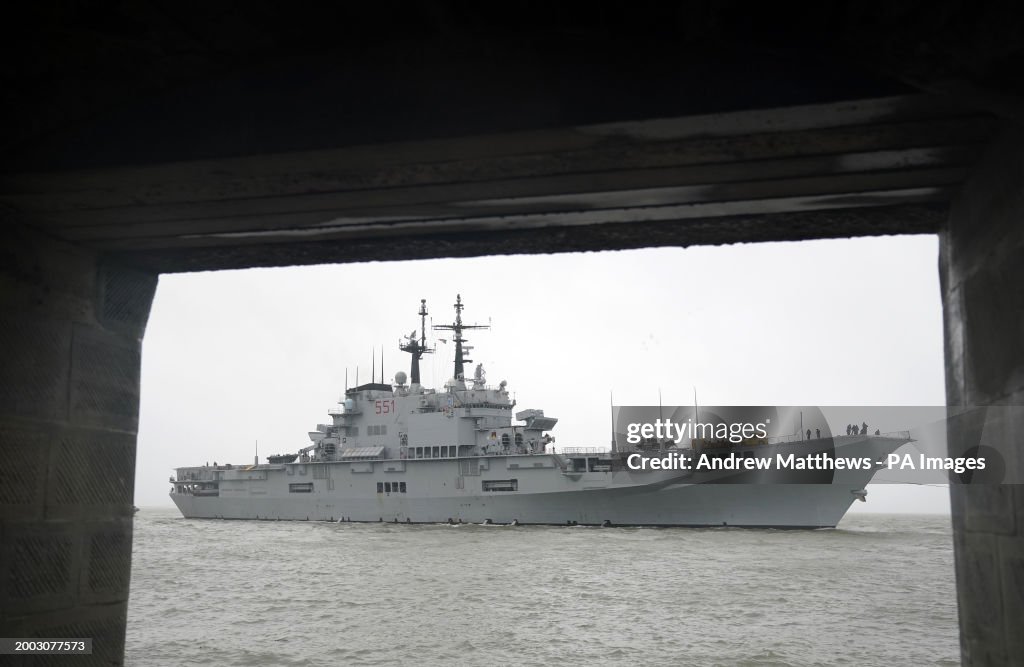 Italian Aircraft carrier ITS Giuseppe Garibaldi