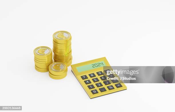 2024 euro economy concept - todas as unidades monetárias europeias imagens e fotografias de stock