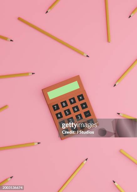 blank calculator - tax time stock pictures, royalty-free photos & images