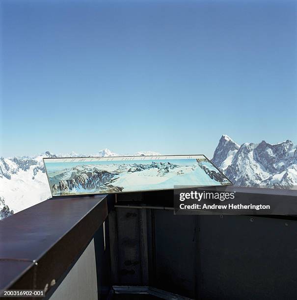 france, rhone-alpes, chamonix, view from top of aiguille du midi - aiguille du midi stock illustrations