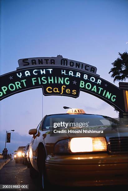 usa, california, santa monica yacht harbor - santa monica yacht harbor stock pictures, royalty-free photos & images