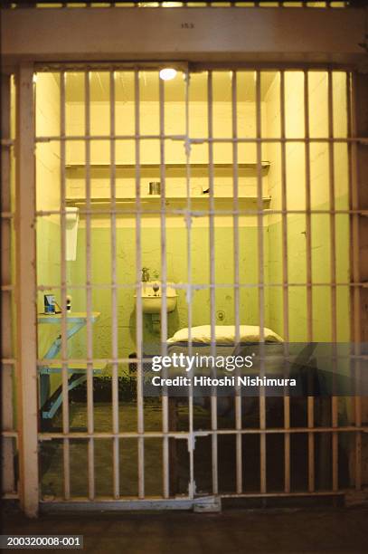 prison cell - jail bed stock pictures, royalty-free photos & images