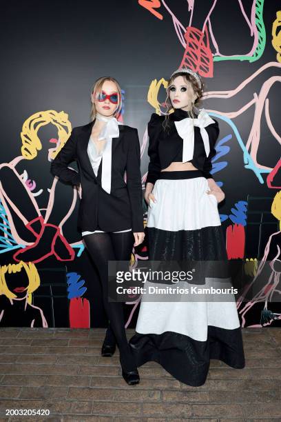 Maddi Waterhouse and Stacey Bendet attend the alice + olivia by Stacey Bendet Fall 2024 Presentation on February 10, 2024 in New York City.