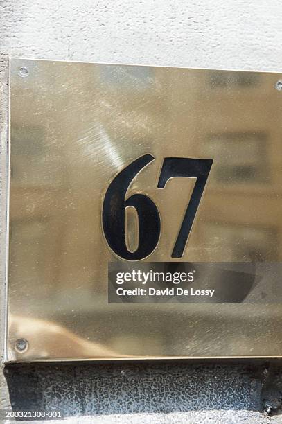 Rusty Number 67 Metal Numbers Rivets Photos and Premium High Res Pictures - Getty Images