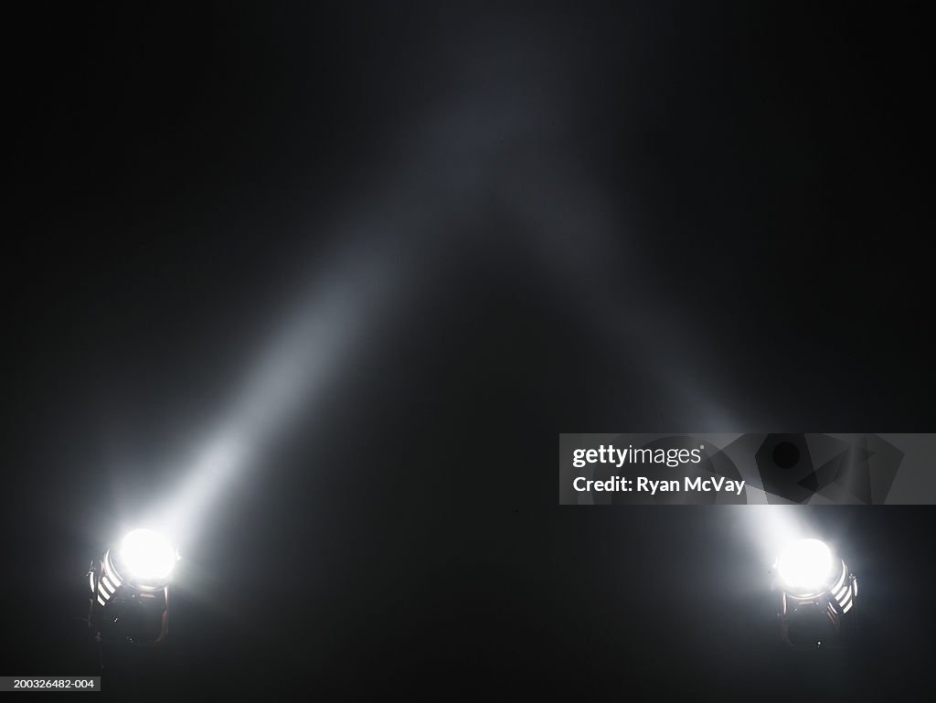 Two spotlights