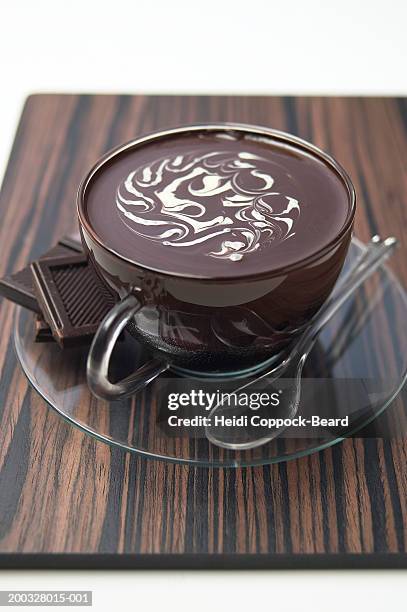 chocolate dessert - heidi coppock beard stock pictures, royalty-free photos & images