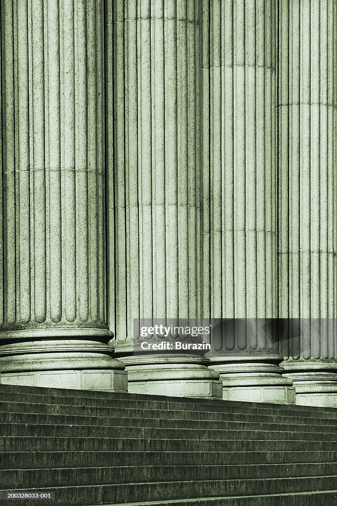 Classical columns, low section (Digital Enhancement)