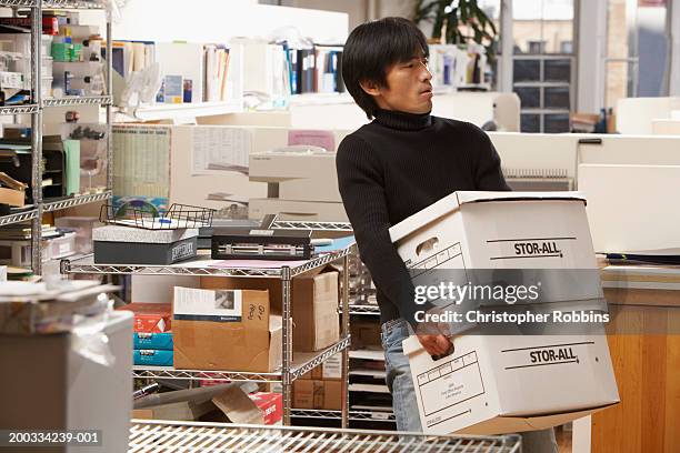 Stack Of Boxes In Office Photos and Premium High Res Pictures - Getty ...
