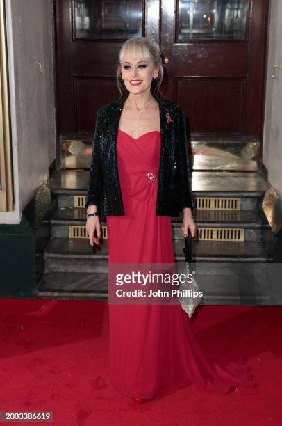 Tracie Bennett attends the WhatsOnStage Awards 2024 at the London Palladium on February 11, 2024 in London, England.