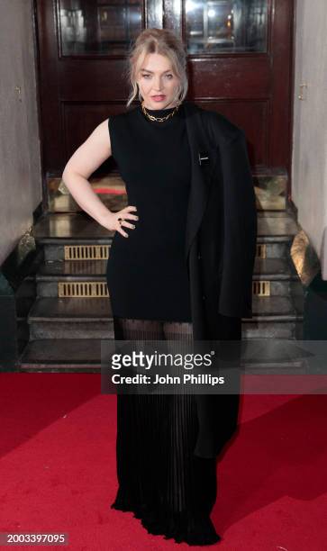 Self Esteem attends the WhatsOnStage Awards 2024 at the London Palladium on February 11, 2024 in London, England.