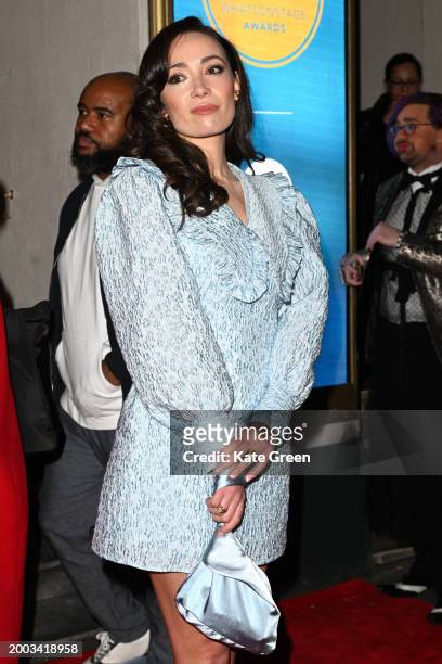 Bryony Corrigan attends the WhatsOnStage Awards 2024 at the London Palladium on February 11, 2024 in London, England.