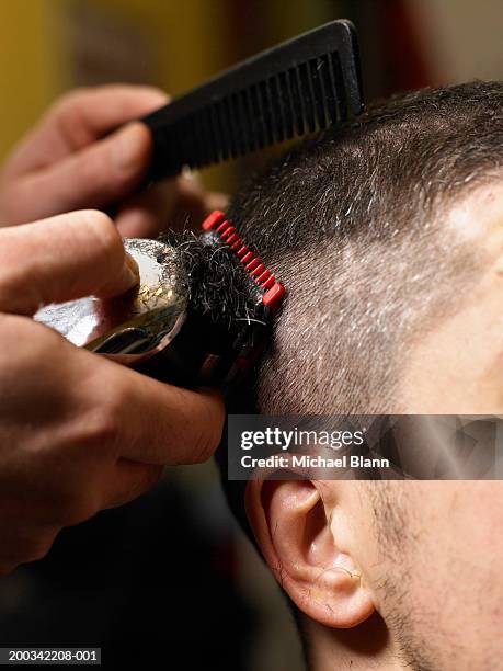 Barber Corte De Pelo Con Hombre Máquina De Afeitar Eléctrica