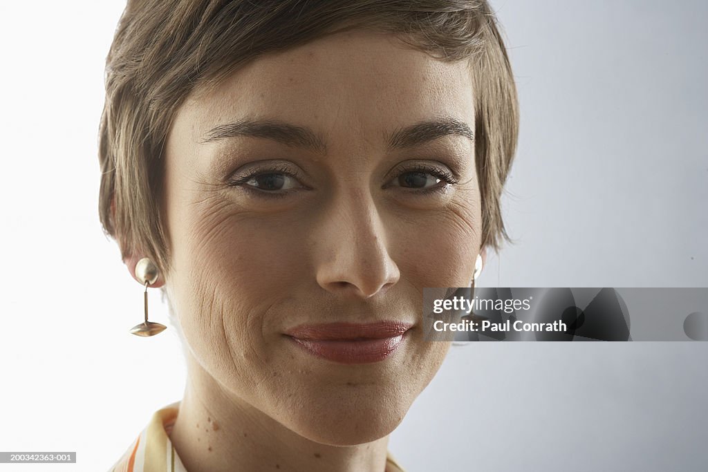 Portrait of woman, smiling