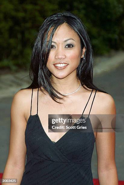 Actress Joy Bisco arrives at a party hosted by mayor Michael Bloomberg to celebrate the 30th Annual Daytime Emmy Awrds May 15, 2003 at Gracie Mansion...