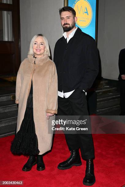 Nicky Allpress and Peter Butler attends the WhatsOnStage Awards 2024 at the London Palladium on February 11, 2024 in London, England.