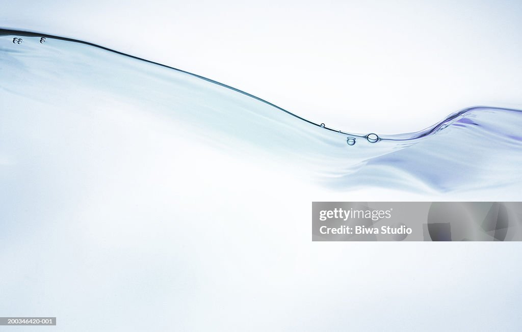 Bubbles on water surface