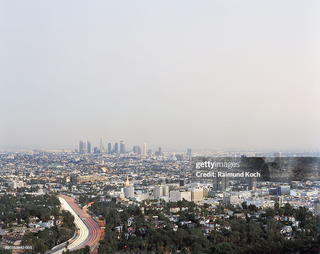USA, California, Los Angeles aerial view