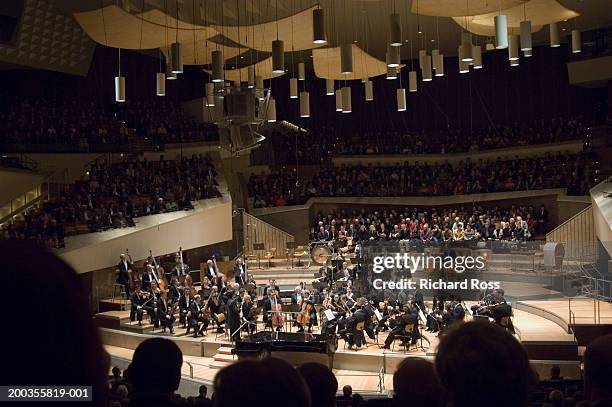 germany, berlin, berlin philharmonic - orchestra foto e immagini stock