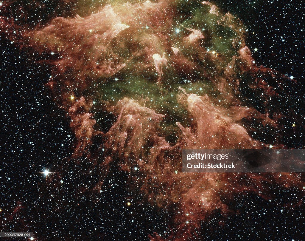 South Pillar region of Carina Nebula star formation