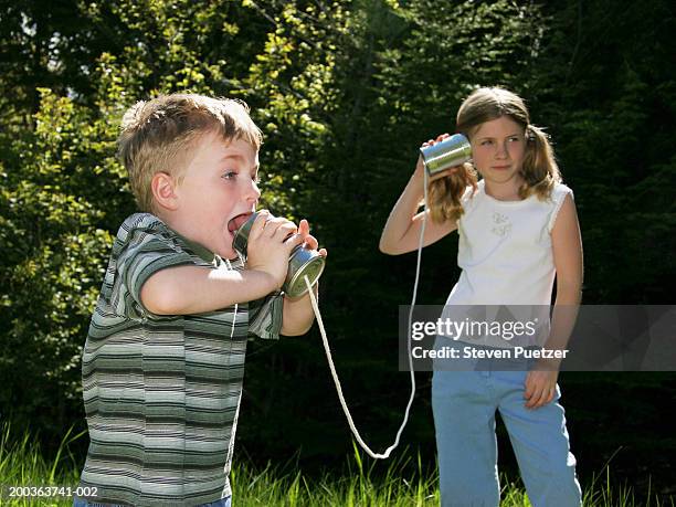 Girl String Can Phone Photos and Premium High Res Pictures - Getty Images