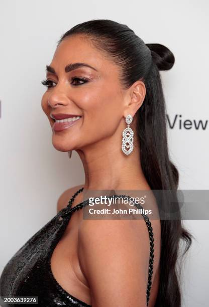Nicole Scherzinger seen during the WhatsOnStage Awards Awards 2024 Winners Room at the London Palladium on February 11, 2024 in London, England.
