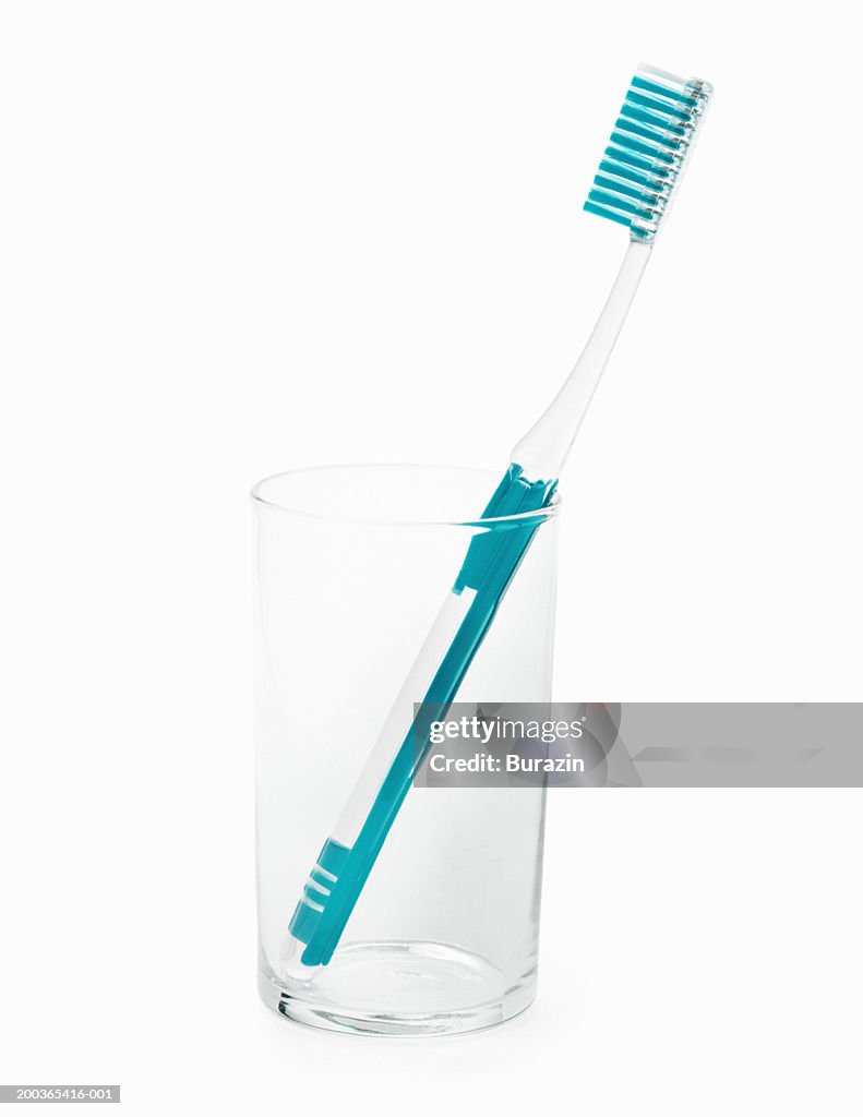 Toothbrush in glass