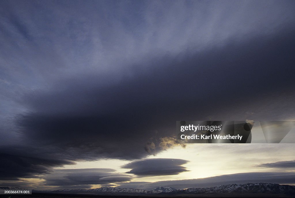 Storm Clouds, Western Colorado, USA, low angle view