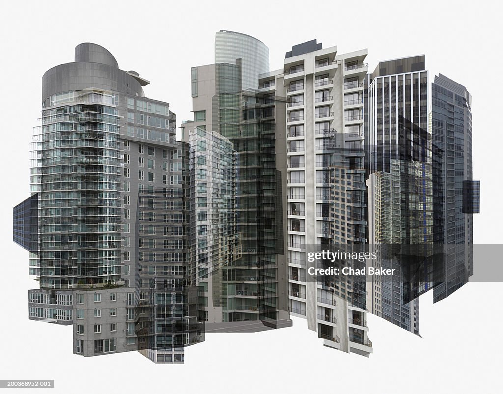 Skyscraper montage (Digital Composite)