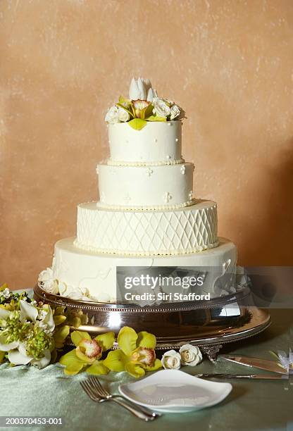 wedding cake - wedding cake foto e immagini stock