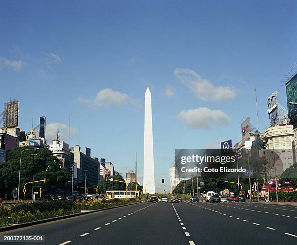 argentina, buenos aires, plaza de la republica, obelisk - obelisk stock-fotos und bilder