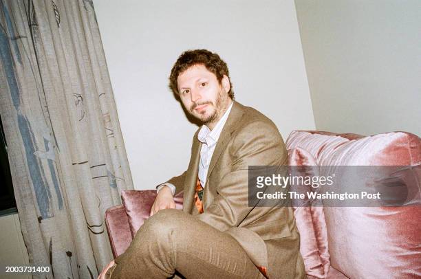 Portraits of Michael Cera at the Park Lane Hotel during a press junket for Season 2 of Life & Beth, a show on Hulu. NEW YORK, NYPortraits of Michael...