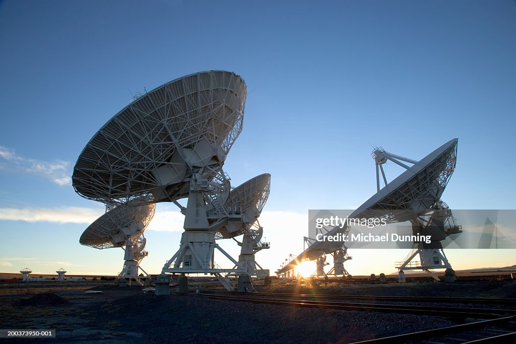 USA, VLA radio telescopes