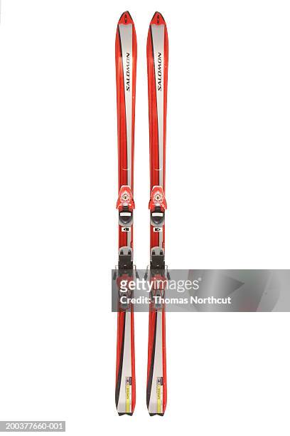 skis - ski closeup imagens e fotografias de stock