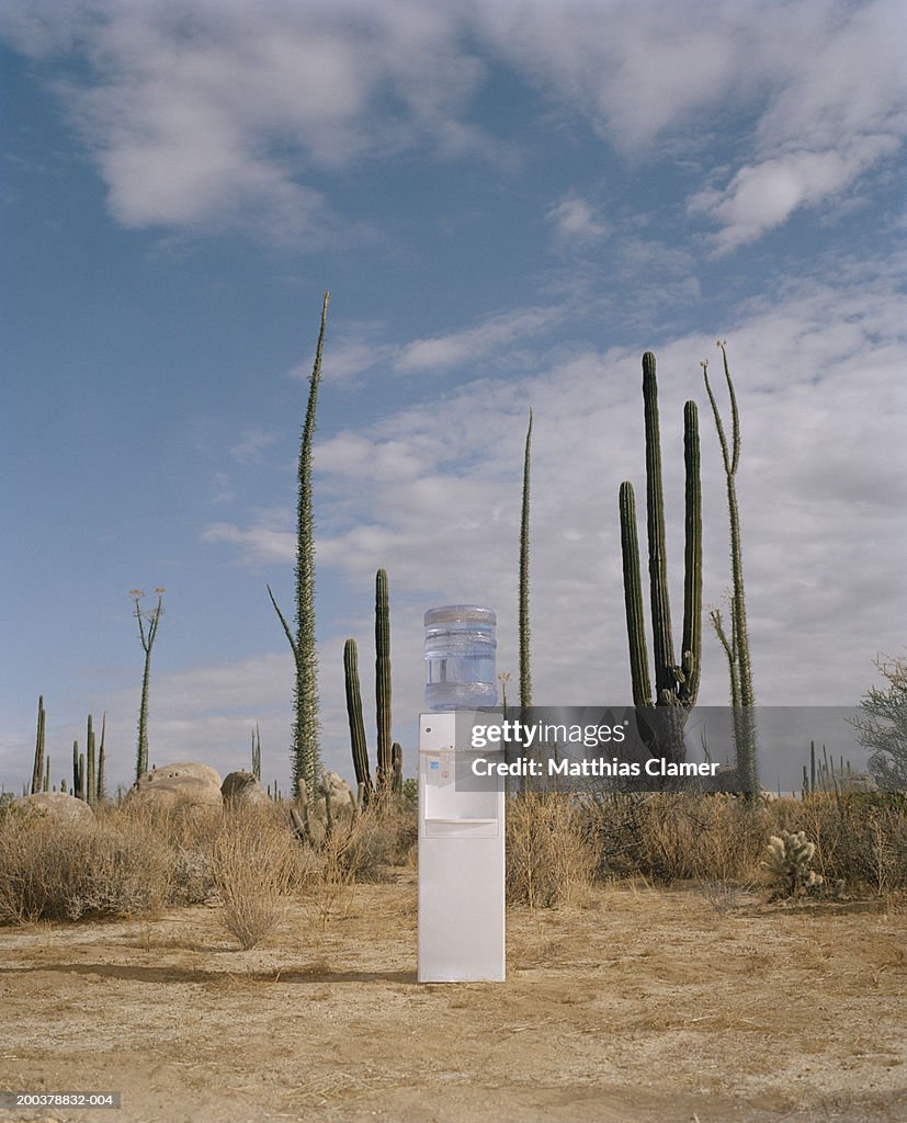 Water cooler in desert