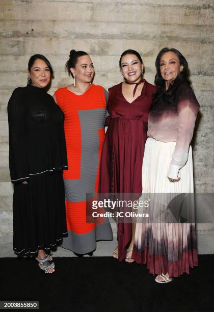Jillian Dion, Lily Gladstone, JaNae Collins and Tantoo Cardinal attend Variety Artisans Screening Series presentation of "Killers Of The Flower Moon"...