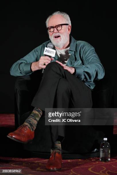 John Lithgow seen onstage during Variety Artisans Screening Series presentation of "Killers Of The Flower Moon" at TCL Chinese Theatre on February...