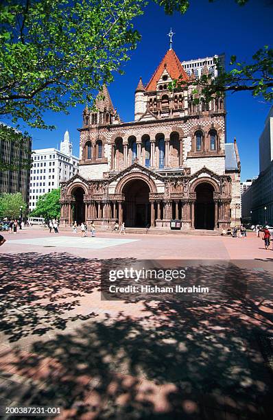 usa, massachusetts, boston, trinity church - boston fern stock-fotos und bilder