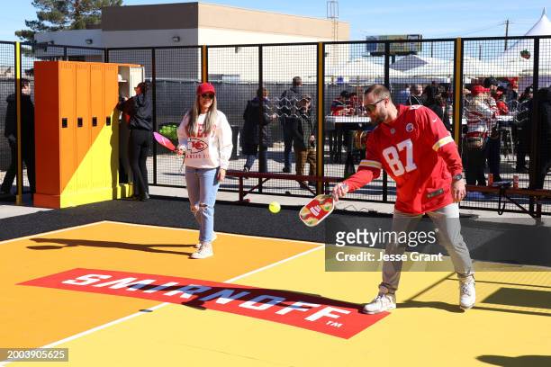 Guests attend The Players Tailgate hosted by Bobby Flay presented by Bullseye Event Group for Super 58 on February 11, 2024 in Las Vegas, Nevada.