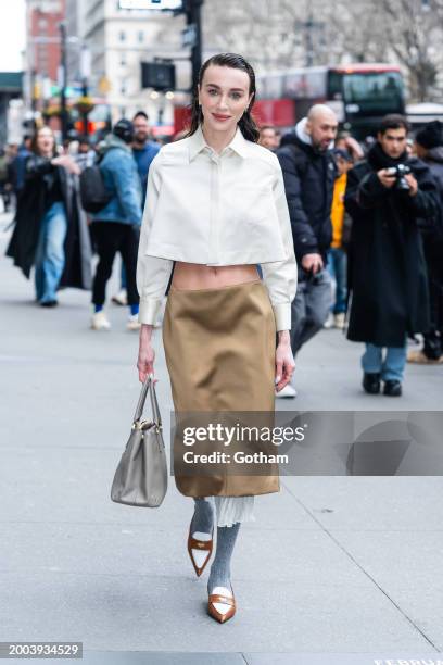 Mary Leest attends the Altuzarra fashion show during New York Fashion Week: The Shows at the Woolworth Building on February 11, 2024 in New York City.