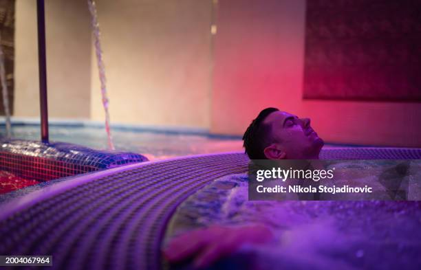 hot tub time - hamam stock pictures, royalty-free photos & images