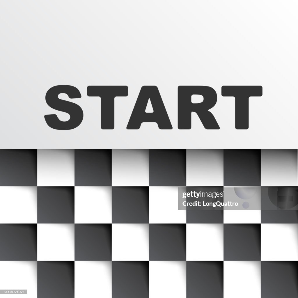 Begin Background Black And White Start Background High-Res Vector Graphic - Getty Images
