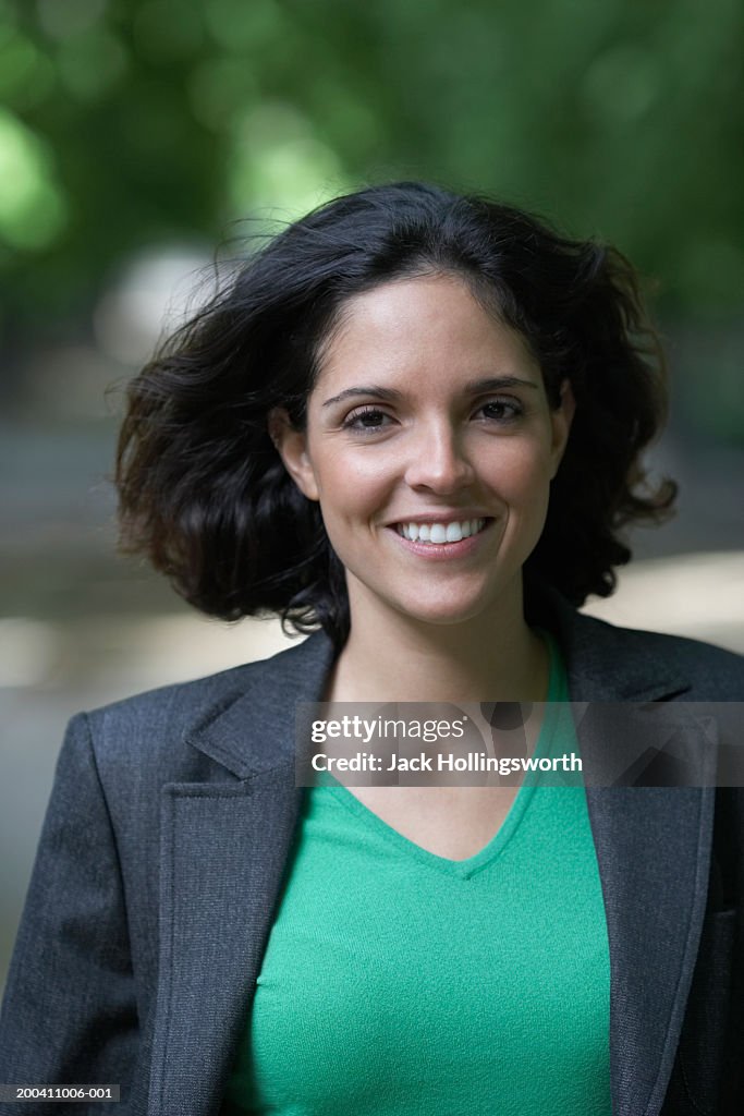 Portrait of a businesswoman smiling