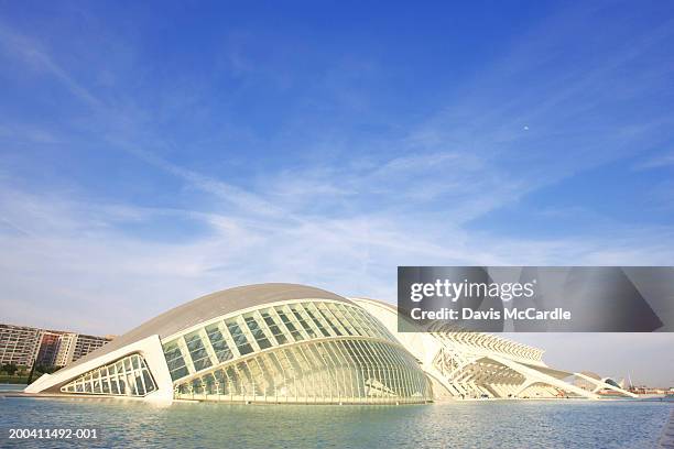 spain, valencia, the city of arts and sciences, designed by santiago calatrava and felix candela, - wt1 stock pictures, royalty-free photos & images