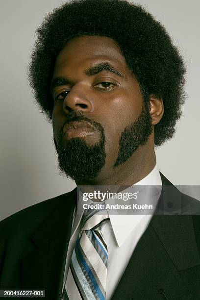 businessman, portrait, close-up - sideburn foto e immagini stock