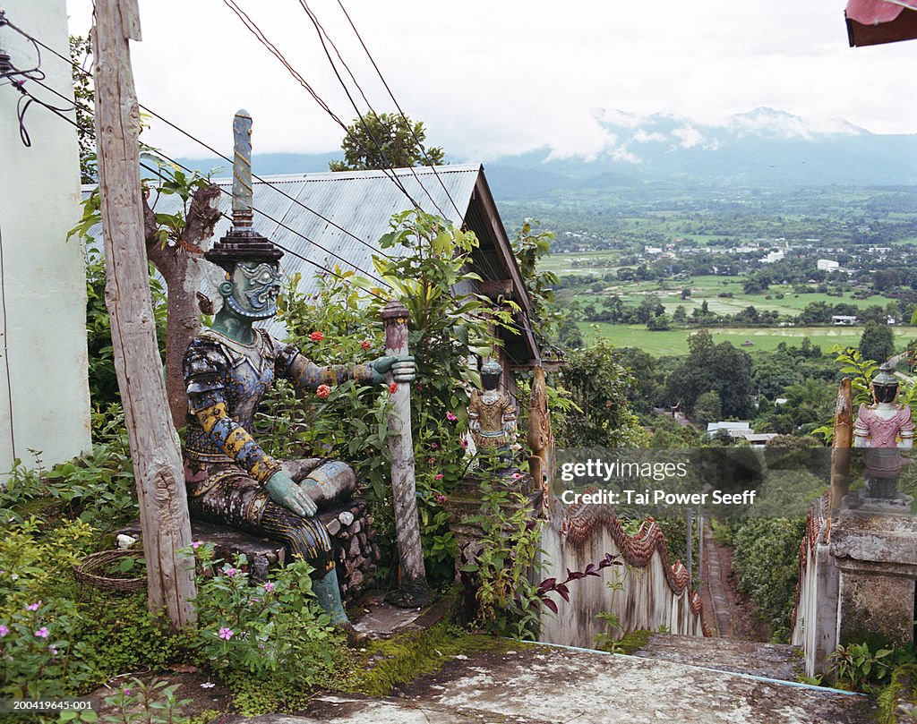 Thailand, Pai, Wat Phra That Mae Yen Temple