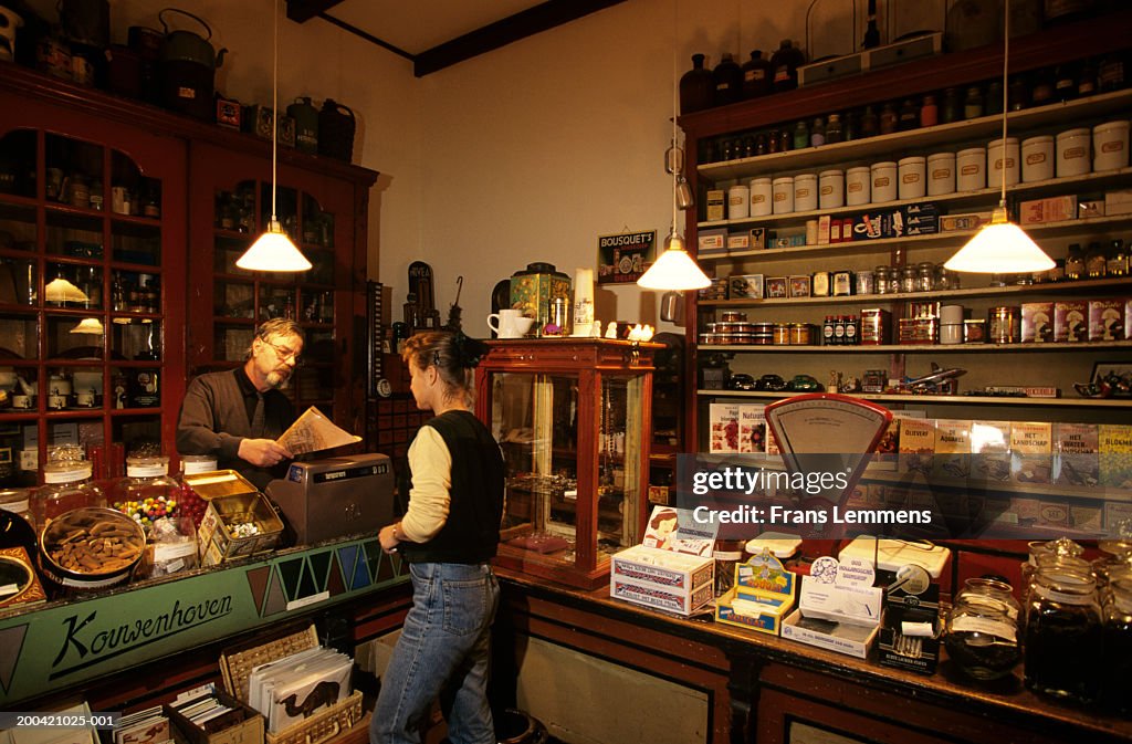 The Netherlands, South Holland, Delft, museum shop