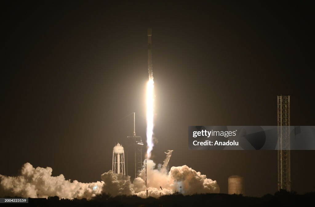 SpaceX Launches the Nova-C Moon Lander from Cape Canaveral, Florida
